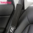 keeptop car seat belt shoulder protector black color 2pcs lot