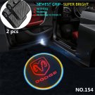 2pcs Wireless Car Door Welcome Light Laser Projector Logo Light Courtesy Welcome Lamp for Dodge RAM