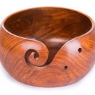 Wooden Yarn Bowl Hand Made Sheesham Wood For Knitting And Crochet Gift