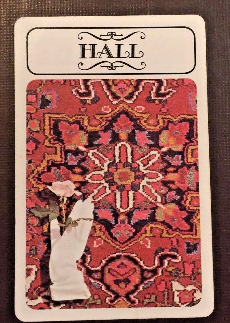 1972 Clue Board Game Replacement Room Cards