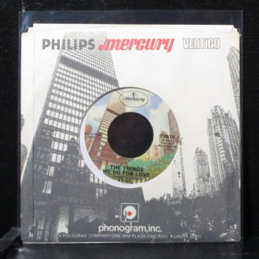 10 CC - The Things We Do For Love 7" Mint- Vinyl 45 Mercury 73875 USA 1976