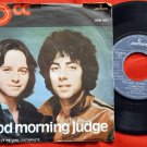 10CC GOOD MORNING JUDGE 1977 RARE EXYUGO 7“ PS