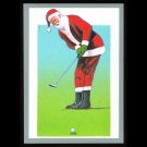 1991 Tuff Stuff Santa Claus Golf Card Very Scarce!