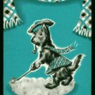 Vintage Miniature Golf Playing Card Scotty Dog Rare!