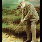 Old Tom Morris Bally Art Golf Card Portrait Series /18