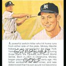 1981 True Value Hardware Mickey Mantle Baseball Card
