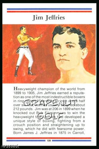 1981 True Value Hardware Jim Jeffries Card Rare!