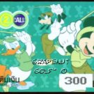 Disney Mickey Mouse Goofy Donald Duck Golf Phone Card