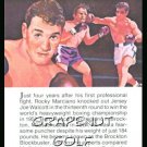 1981 True Value Hardware Rocky Marciano Card Rare!