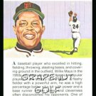 1981 True Value Hardware Willie Mays Card Rare!