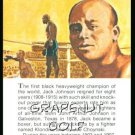 1981 True Value Hardware Jack Johnson Card Rare!