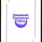 Panasonic European Open Playing Swap Golf Card