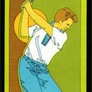 1970's Vintage Male Golfer Playing Swap Golf Card
