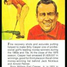 1981 True Value Hardware Billy Casper Golf Card Rare