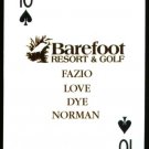 Davis Love Greg Norman Pete Dye Tom Fazio Golf Card