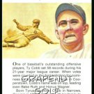 1981 True Value Hardware Ty Cobb Card Rare!