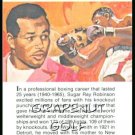 1981 True Value Hardware Sugar Ray Robinson Card Rare