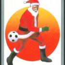 Tuff Stuff Santa Claus Christmas Soccer Card Rare!