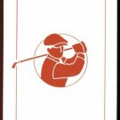 Vintage Golfer Caricature Hoyle Playing Swap Golf Card
