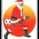 SANTA CLAUS SOCCER 1991 TUFF STUFF CHRISTMAS STOCKING STUFFER SPORTS CARD RARE