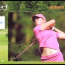 PAULA CREAMER HOT PINK 2010 LPGA LOGO LIMITED GOLF CARD