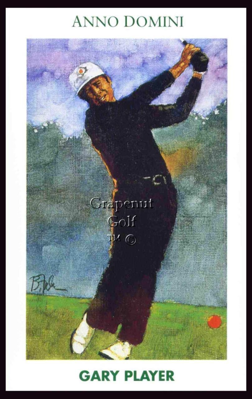 GARY PLAYER MUELLER GOLFS GREATEST BLACK KNIGHT PGA TOUR MASTERS CHAMPION #18