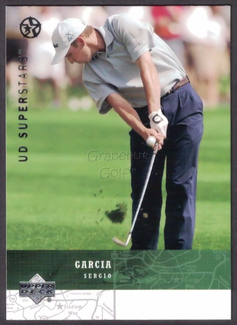 SERGIO GARCIA 2002-2003 UD UPPER DECK SUPERSTARS #26 MASTERS CHAMPION RYDER CUP