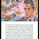 JOHNNY WEISSMULLER TRUE VALUE ACTOR OLYMPIC GOLD MEDAL SWIMMING POLO CARD TARZAN