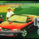 TOM KITE PGA TOUR GOLF CARD GREENSBORO CHRYSLER CLASSIC GGO HOF WYNDHAM US OPEN