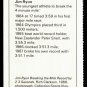 JIM RYAN 1981 SMITHSONIAN CHAMPION TRACK & FIELD LEGEND
