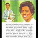 ALTHEA GIBSON TRUE VALUE TENNIS HOF GRAND SLAM GOLF CARD WIMBLEDON FRENCH OPEN