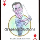 JUSTIN LEONARD PGA TOUR MAJOR OPEN CHAMPION GOLF SINGLE PLAYING SWAP CARD