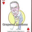 BEN CRENSHAW MASTERS CHAMPION PGA TOUR GOLF SINGLE PLAYING SWAP CARD TEXAS HOF