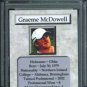 GRAEME MCDOWELL 2011 BALLY ART US OPEN CHAMPION RARE PROOF CARD PSA 1/1