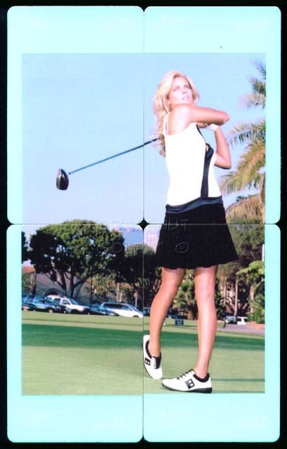 ANNA RAWSON 2008 MODEL LPGA PRE ROOKIE 4 CARD FOREIGN PUZZLE SET HOT AUSTRAILIA