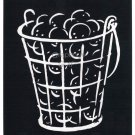 PRACTICE RANGE BALLS BASKET BUCKET SINGLE PLAYING SWAP COLLECTIBLE GOLF CARD