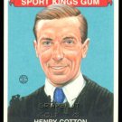 HENRY COTTON SPORT KINGS 2010 SERIES D MINI GOLF CARD 3 TIME BRITISH OPEN CHAMP