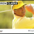 DARREN CLARKE TITLEIST FOOTJOY BRITISH OPEN CHAMPION PROMOTIONAL AD TRADE CARD