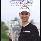 KARRIE WEBB 2007 KINGSMILL MICHELOB ULTRA OPEN CADDIE GOLF CARD RARE GRAND SLAM