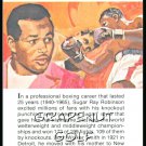 SUGAR RAY ROBINSON TRUE VALUE WORLD CHAMPION BOXING CARD WELTER MIDDLEWEIGHT HOF