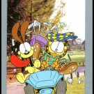 GARFIELD ODIE JIM DAVIS CARTOON GOLF CART SINGLE PLAYING SWAP COLLECTIBLE CARD