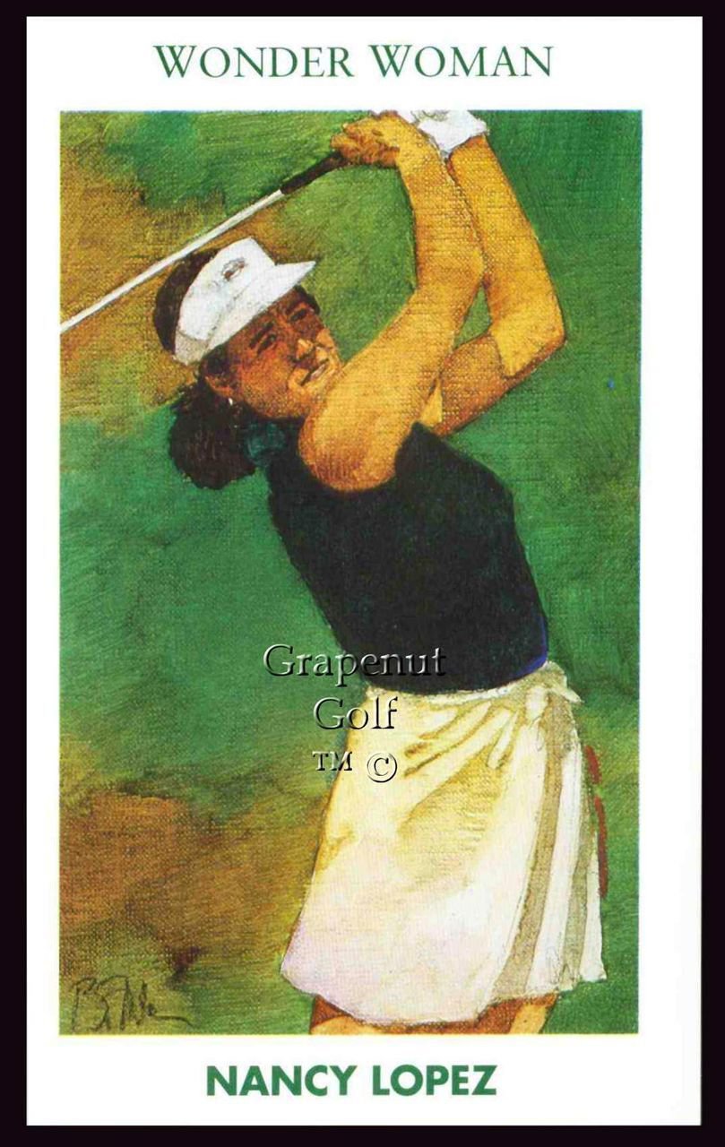 NANCY LOPEZ MUELLER GOLFS GREATEST WONDER WOMAN LPGA TOUR HOF GOLF 3 MAJORS #29
