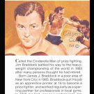 TRUE VALUE JAMES BRADDOCK CINDERELLA MAN BOXING CARD NM-MT