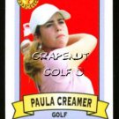 2005 PAULA CREAMER LPGA CAMPIONI ITALIAN GOLF CARD