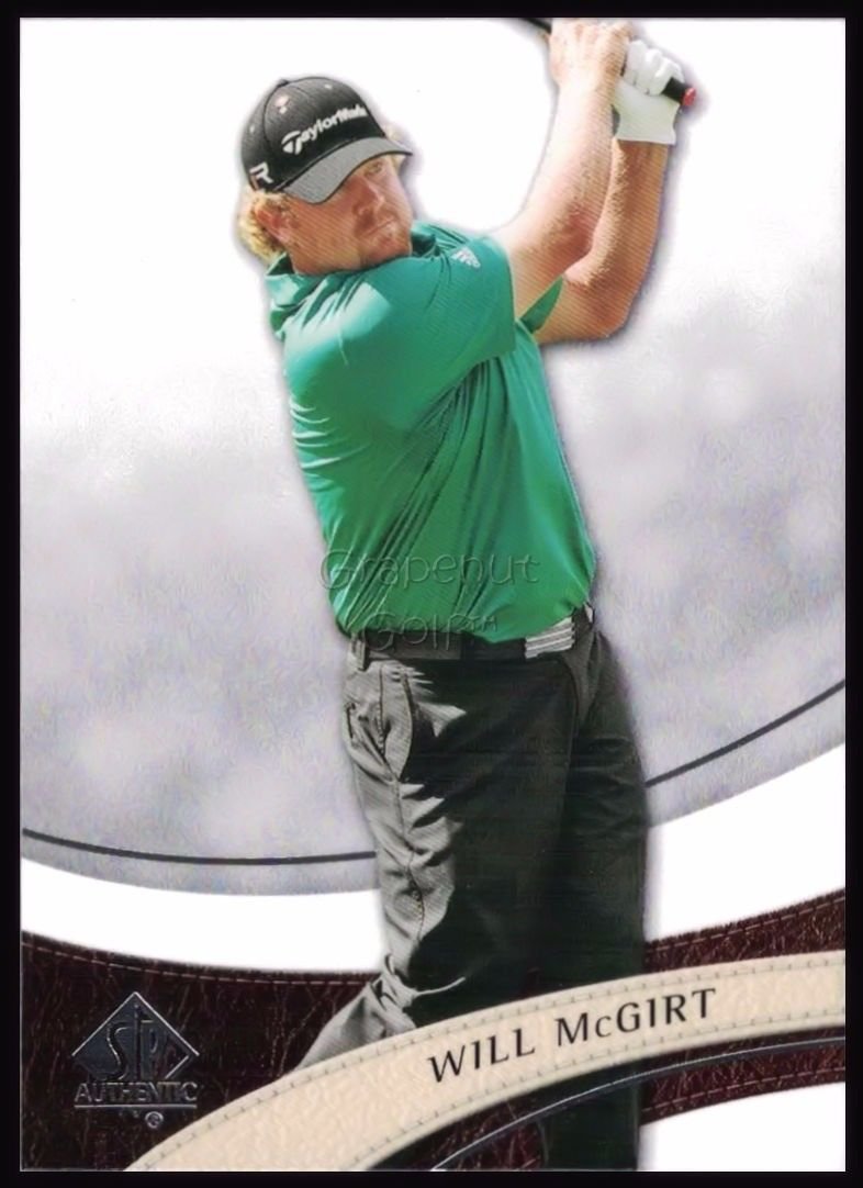 WILLIAM WILL McGIRT 2014 UD SP AUTHENTIC PGA TOUR ROOKIE GOLF CARD #36