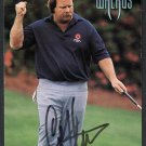 CRAIG STADLER WALRUS 1993 AUTOGRAPHED SIGNED PERSONAL CARD MASTERS WIN POOR COND