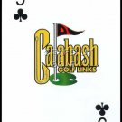 CALABASH GOLF LINKS NC MYRTLE BEACH SINGLE PLAYING SWAP COLLECTIBLE CARD
