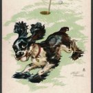 COCKER SPANIEL DOG BUTCH STAEHLE GOLF THIEF NO AD SINGLE PLAYING SWAP CARD