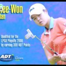 HEE WON HAN 2006 LPGA TOUR ADT CHAMPIONSHIP GOLF FIRST CARD ROOKIE XRC ROY RARE