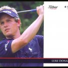 LUKE DONALD TITLEIST FOOTJOY BRITISH OPEN PROMO RYDER CUP PGA TOUR GOLF CARD